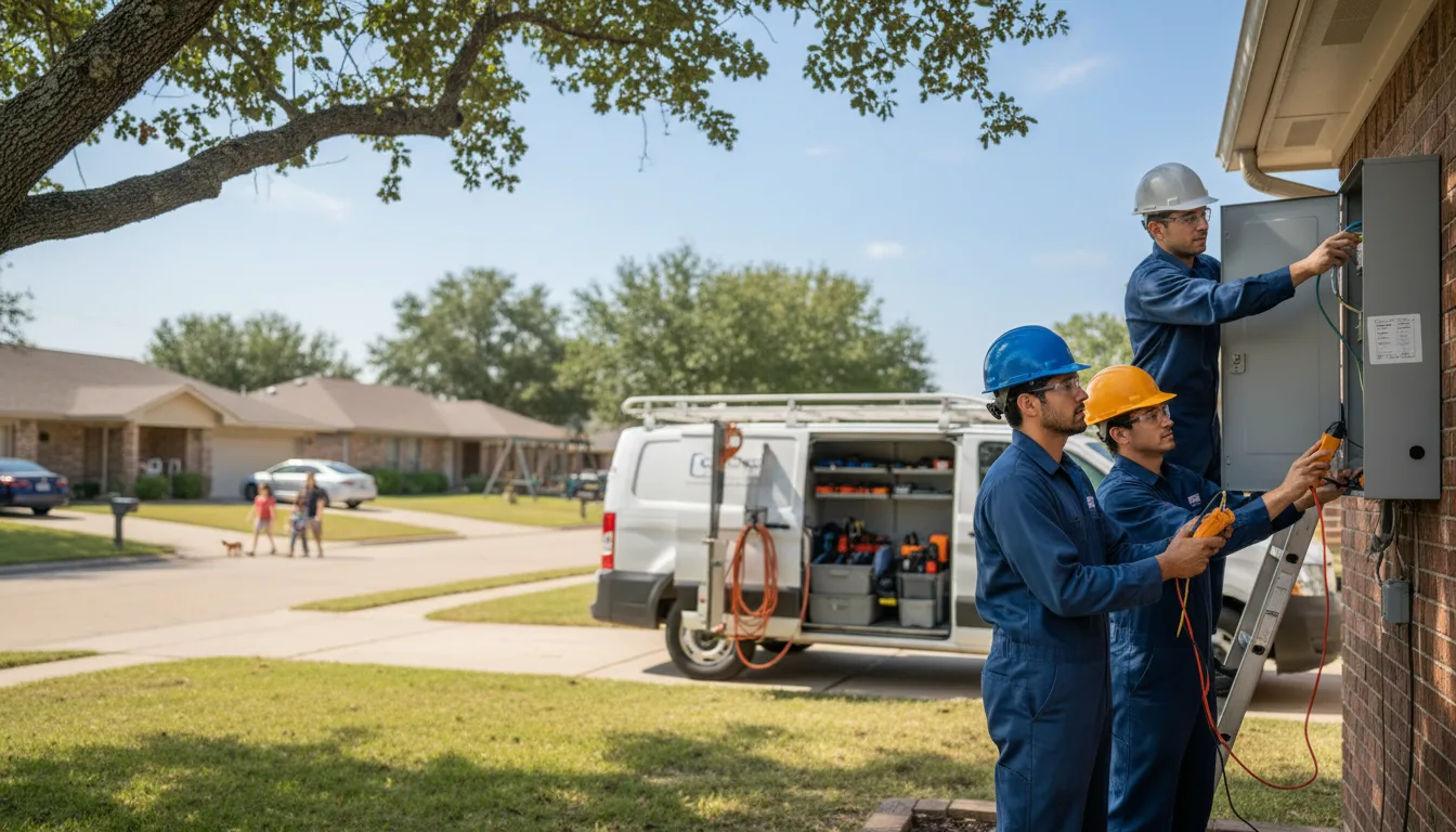 Certified electrician providing emergency electrical services in Norcross, GA